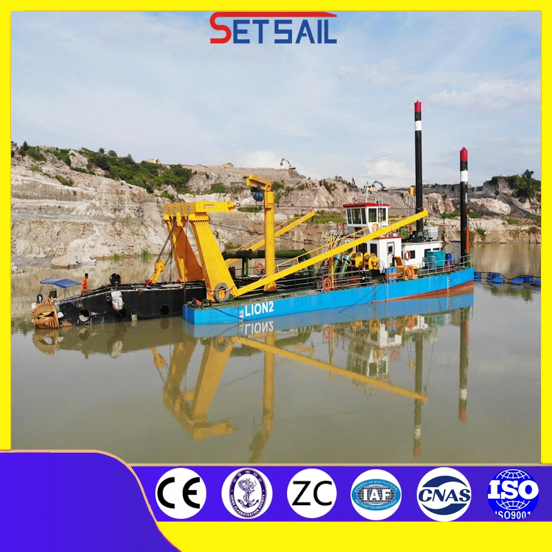 Diesel Engine Sand Cutter Suction Dredger for River Mud