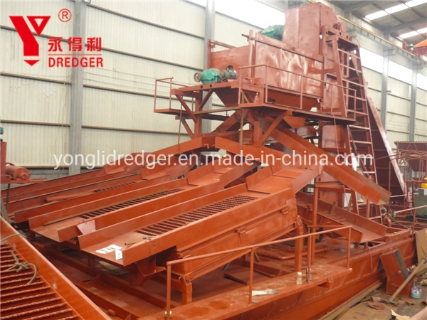 Bucket Chain Type Gold Dredger for River Gold Dredging