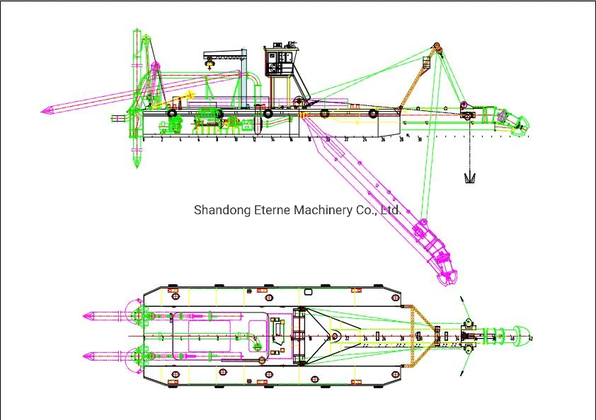 Factory Price River Sand Dredger for Mining Sand Dredging with High Capacity